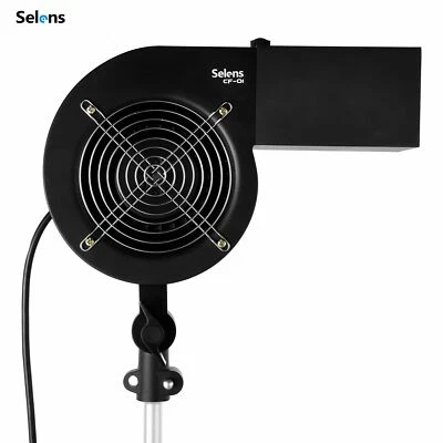 Selens Pro Soffiatore Ventilatore a Vento Forte 120W per Film TV Effetto Palco Soffiatore