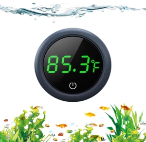 Fish Tank Digital Thermometer Accurate LED Display to ±0.9°F Tank Thermometer Aq - Picture 1 of 7