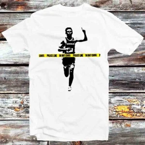 Banksy Marathon Runner Police Line T-Shirt B1217 - Bild 1 von 2