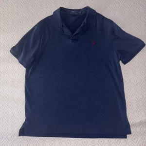 Polo Ralph Lauren Para Hombre Azul Marino XL Polo Camiseta Rojo Oscuro Poni Suave Informal - Imagen 1 de 5