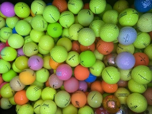 ⛳50 AAAA COLOR GOLF BALLS TITLEIST CALLAWAY NIKE & MORE - USED ASSORTED MIXED ✅ - Picture 1 of 3