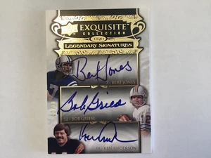 2008 Exquisite Jones Griese Anderson #ELTS-GAI Legendary Signatures Auto 3/10 - Picture 1 of 18