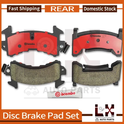 Brembo 1 Rear Brake Pad Fits 1984-1985 Buick Riviera 1984-1985 Cadillac Eldorado - Image 1 of 3