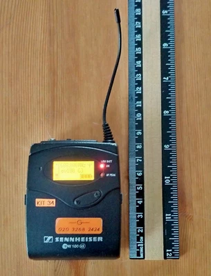 Sennheiser SK100 G3 Bodypack Transmitter - GB 606-648 MHz (for EW100 G3 System) - Image 1 of 4