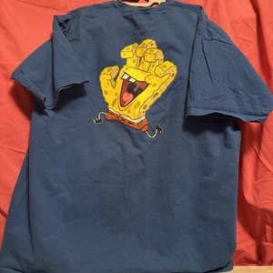 SpongeBob Schwammkopf blau Kurzarm Tshirt Tee Nickelodeon - Bild 1 von 6