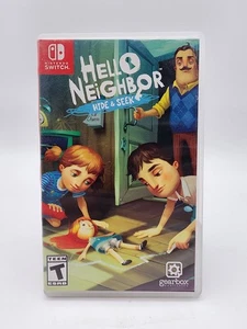 Authentic Replacement Case & Cover Art ONLY for Hello Neighbor Hide & Seek - Picture 1 of 4