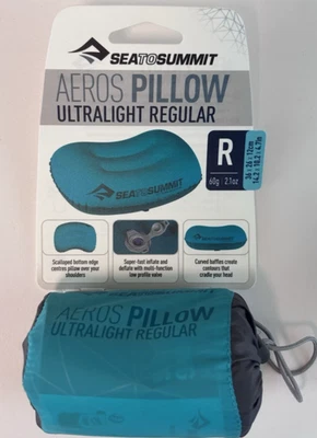 Sea To Summit Aeros Inflatable Pillow, Ultralight Regular *Seafoam* NEW! - Image 1 of 4