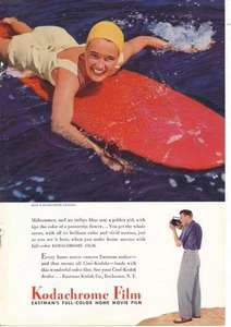 Magazine Ad - 1941 - Kodachrome Film - surfboard - Picture 1 of 1
