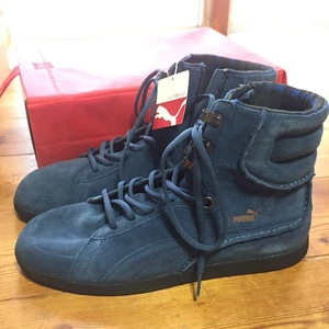 Deadstock Puma Primera Ronda Cuadros Denim Oscuro-Plata Envejecida 358694-02 Hombres Us11 - Imagen 1 de 10