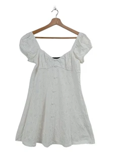 ASOS Vestido de Verano Mujeres Vestido Talla EU 36 blanco look casual - Imagen 1 de 5
