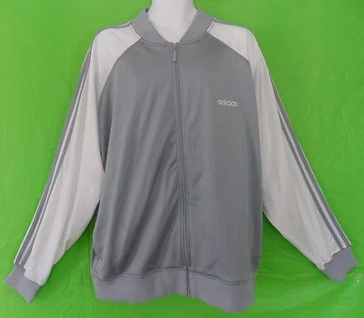 -VINTAGE OLD SCHOOL~Adidas FL MIX Track sweat Top jacket shirt superstar~Mens XL - Image 1 of 3