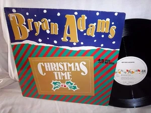 christmas BRYAN ADAMS-CHRISTMAS TIME/REGGAE-A&M 392 069-1 W. GERMAN VG+/VG+ 12" - Foto 1 di 2