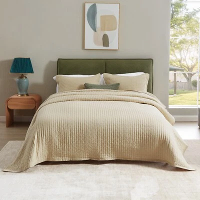 Juego de Colcha Acolchada, Juego de Colcha Ligera Reversible para Todas las Temporadas Foto 1 de 4