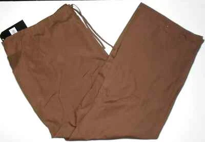 Pantalones Exfoliantes Uniforme de Enfermeras Cherokee Chocolate 1072 Talla 3XL NUEVOS CON ETIQUETAS Foto 1 de 3