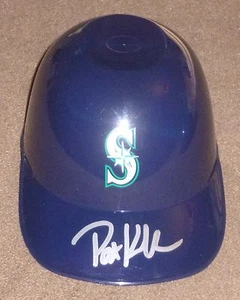 MINI CASCO DE BÉISBOL FIRMADO POR PATRICK KIVLEHAN SEATTLE MARINERS - Imagen 1 de 1