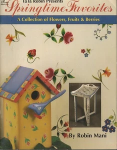 TaTa Robin Springtime Favorites Book Collection Flowers Fruit Berries Robin Mani - Picture 1 of 2