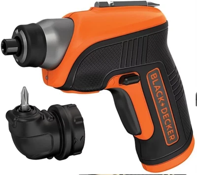 BLACK & DECKER CORDLESS SCREWDRIVER DRILL 3.6V ELECTRIC RECHARGEABLE BATTERY SET - Image 1 of 4