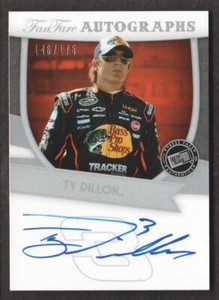 2012 Press Pass Fanfare NASCAR Autograph Silver #FF-TD Ty Dillon 146/175 AUTO