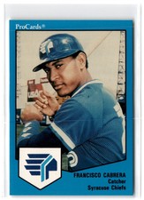 1989 ProCards Francisco Cabrera #791 Syracuse Chiefs