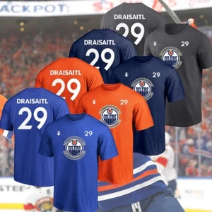 HOT! Leon Draisaitl Edmonton Oiler #29 2025 Finals Champs Name & Number Gift Fan - Picture 1 of 10