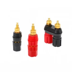 4mm Banana Plug Binding Posts Terminal Jack Socket Speaker Amplifier Terminal - Picture 1 of 4