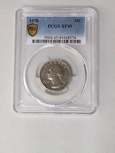 1978 PCGS XF45 No Mint Mark Washington Quarter 25C - Picture 1 of 4