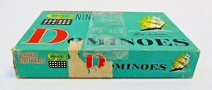 Parker Brothers Vintage Dominoes Wooden 1960 Double Nine 99 Complete Ship - Picture 1 of 10