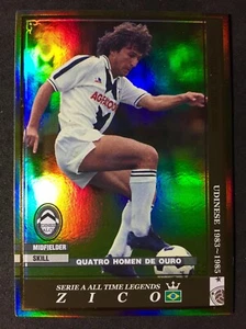 2002-03 Panini WCCF All Time Legends ATLE Zico Udinese Refractor card Brazil - Picture 1 of 1