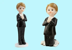 Kommunion Konfirmation Kommunionkind Junge Kind Tortenaufsatz Tortenfigur - Bild 1 von 3