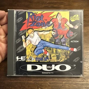 Riot Zone (TurboGrafx-CD TurboDuo) Complete - Tested - Authentic - Picture 1 of 5