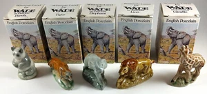 WADE WHIMSIE LAND SET 2 "WILDLIFE"  1984 COMPLETE SET OF 5 IN BOXES  - Picture 1 of 1