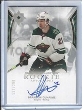 2021-22 Upper Deck Ultimate Collection Brandon Duhaime Rookie Auto Card