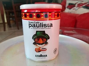 LATTINA PUBBLICITARIO IN LATTA CAFFÈ LAVAZZA PAULISTA 250g VUOTA da collezione - Picture 1 of 7