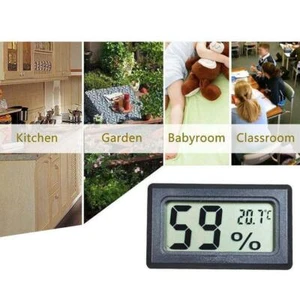 Digital Indoor LCD Mini Thermometer Hygrometer Gauge Humidity Temperature DE - Picture 1 of 9