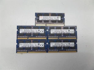 Lot Of 5- Hynix HMT351S6CFR8C-PB 4GB PC3-12800 DDR3-1600 Laptop Memory - Picture 1 of 4