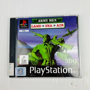 Army Men: Land, Sea, Air 2000 PS1 Sony PlayStation 1 Game + Manual - Foto 1 di 6