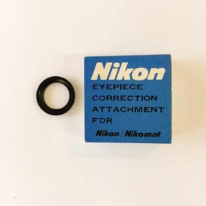 NIKON +1.0 EYEPIECE CORRECTION Lens FOR Nikon F /Nikomat in Box Diopter lens - Picture 1 of 13
