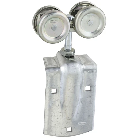 Stanley National N112-102 Box Rail Hangers 1 pr Barn Door Rollers Zinc Cover