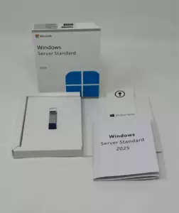 Microsoft Windows Server 2025 Standard 16 Core USB Box + 50 RDS CALs - Picture 1 of 6