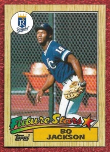 1987 TOPPS FUTURE STARS #170 BO JACKSON NM-NEUWERTIG ROOKIE RC ROYALS 2-SPORT IKONE - Bild 1 von 1