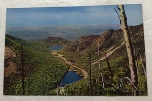 Profile Lake & Echo Lake Franconia Notch, N.H. Postcard (P2) - Picture 1 of 2
