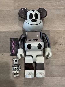NEW Medicom 2018 Disney x Fragment Mickey Mouse 100% & 400% Set - Picture 1 of 6