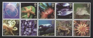 Großbritannien 2007 Sealife Block Of 10 Nicht Gefaßt Postfrisch, Postfrisch - Picture 1 of 1