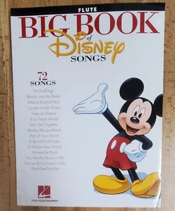 The Big Book of Disney Songs - Flute (Book Only) - Paperback - VERY GOOD - Foto 1 di 4