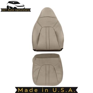 2000-2002 For Ford Expedition Eddie Bauer Leatherette Driver Side Covers Tan - Picture 1 of 11