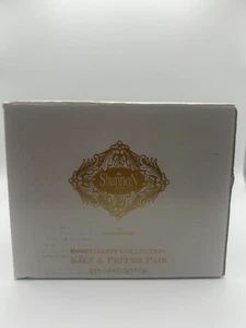 Godinger Shannon Kristall Salz & Pfeffer Set (Neu im Karton, nie benutzt) - Bild 1 von 8