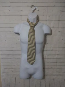 Men's Bugatti Gray Patterned Silk Neck Tie, 3.5 X 59 - Picture 1 of 5