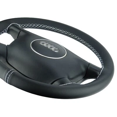 Lenkradhülle Lenkradbezug Echtleder Lenkrad Bezug passend Renault Trafic II Naht - Bild 1 von 4