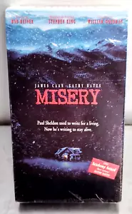 Misery VHS Sealed Stephen King 1990 New Line Home Video Watermarks Vintage - Picture 1 of 6