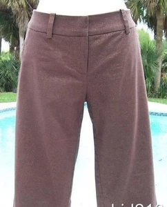 Cache Sparkle Linen Blend Short Pant New XS/S/M/L Stretch City Bermuda $88 NWT - Picture 1 of 3